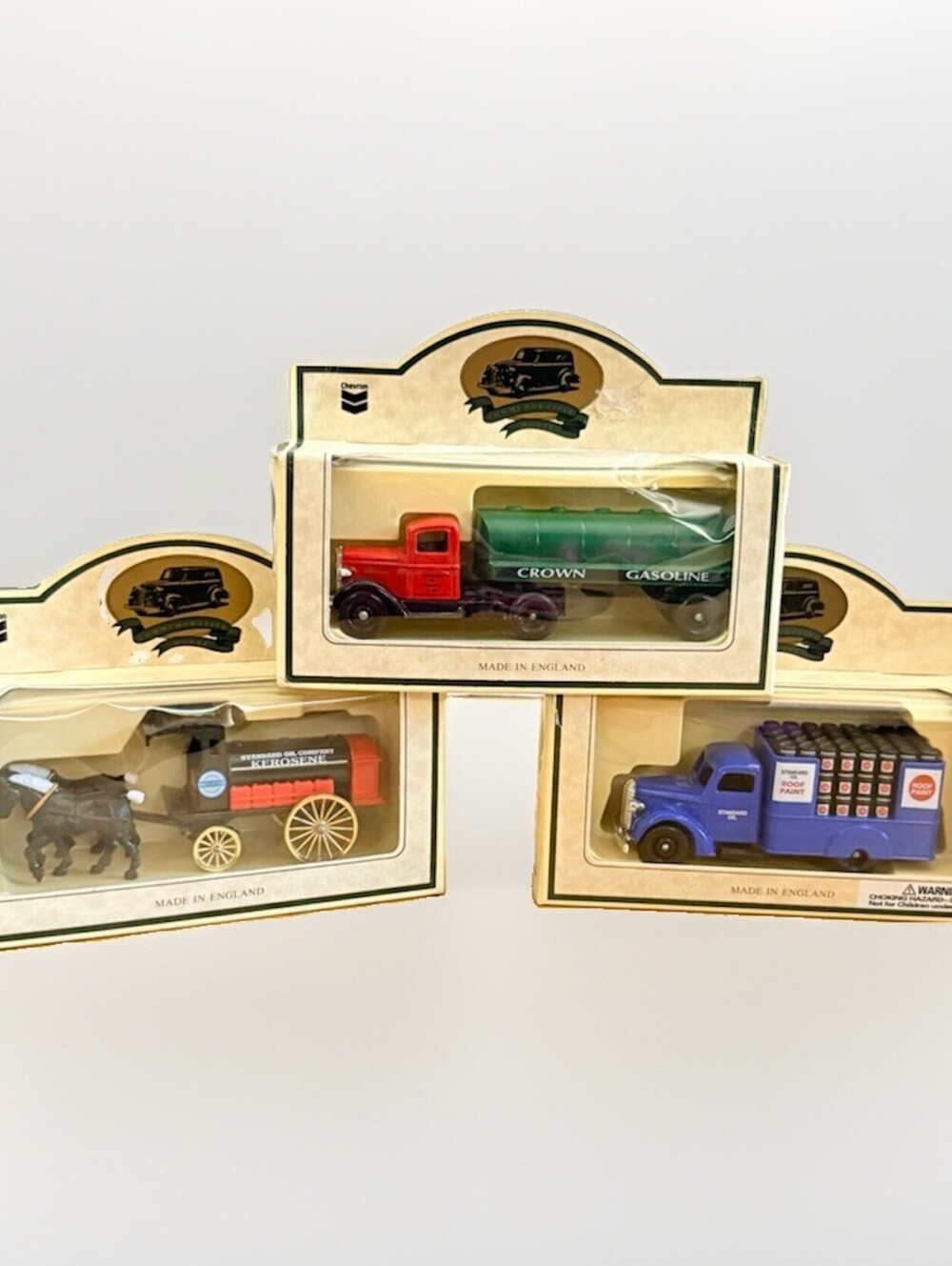 Vintage Lledo Chevron Die-cast Metal Replica Made in England Set of 3 #4